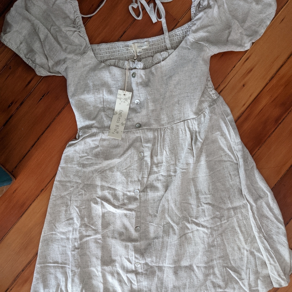 Noctex Antonella Linen Dress - Picture 5 of 6